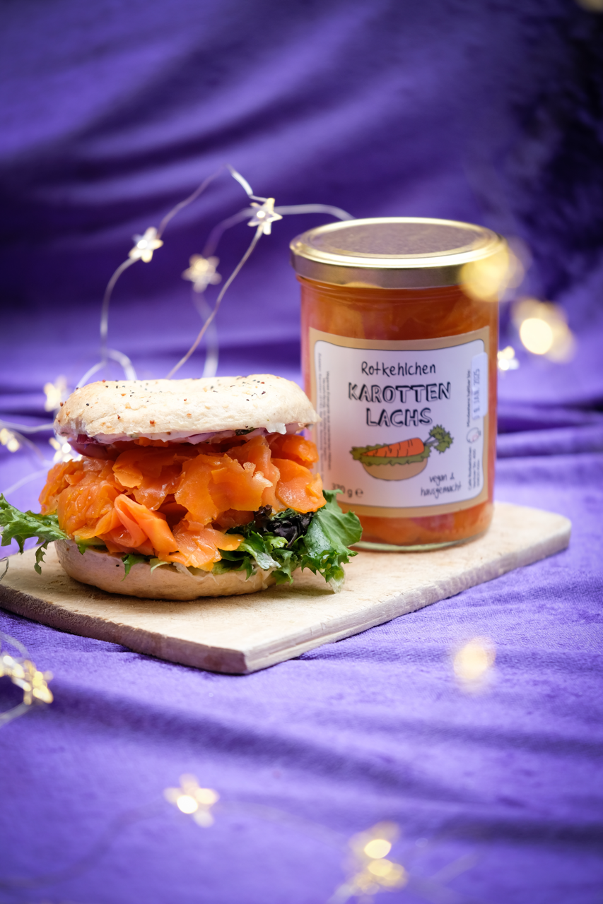 Rotkehlchen Karottenlachs