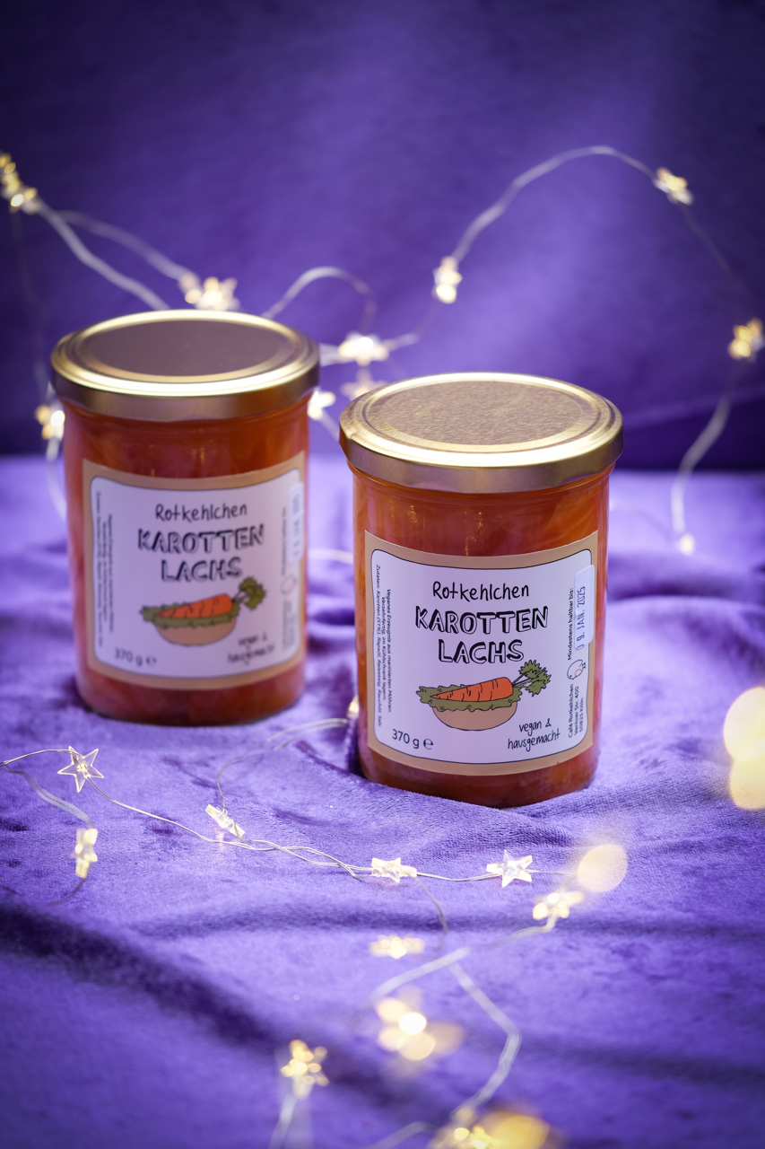 Rotkehlchen Karottenlachs